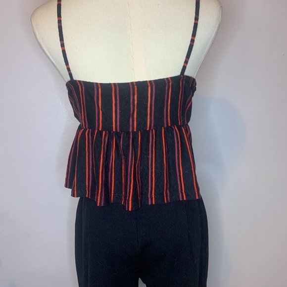 Topshop Striped Open Front Camisole - Picture 3 of 3